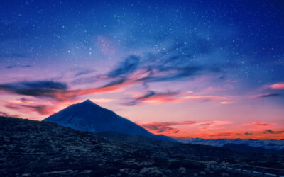 Teide Galaxy bei Nacht